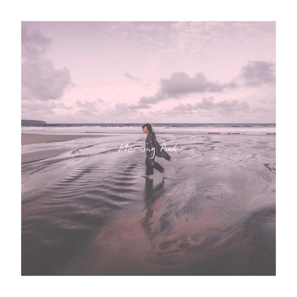 Morning Pink coverage image of Laura Silverstone walking along a beach